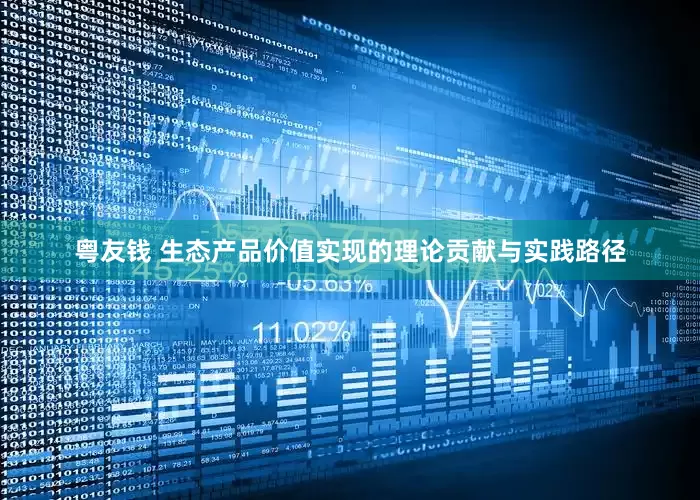 粤友钱 生态产品价值实现的理论贡献与实践路径
